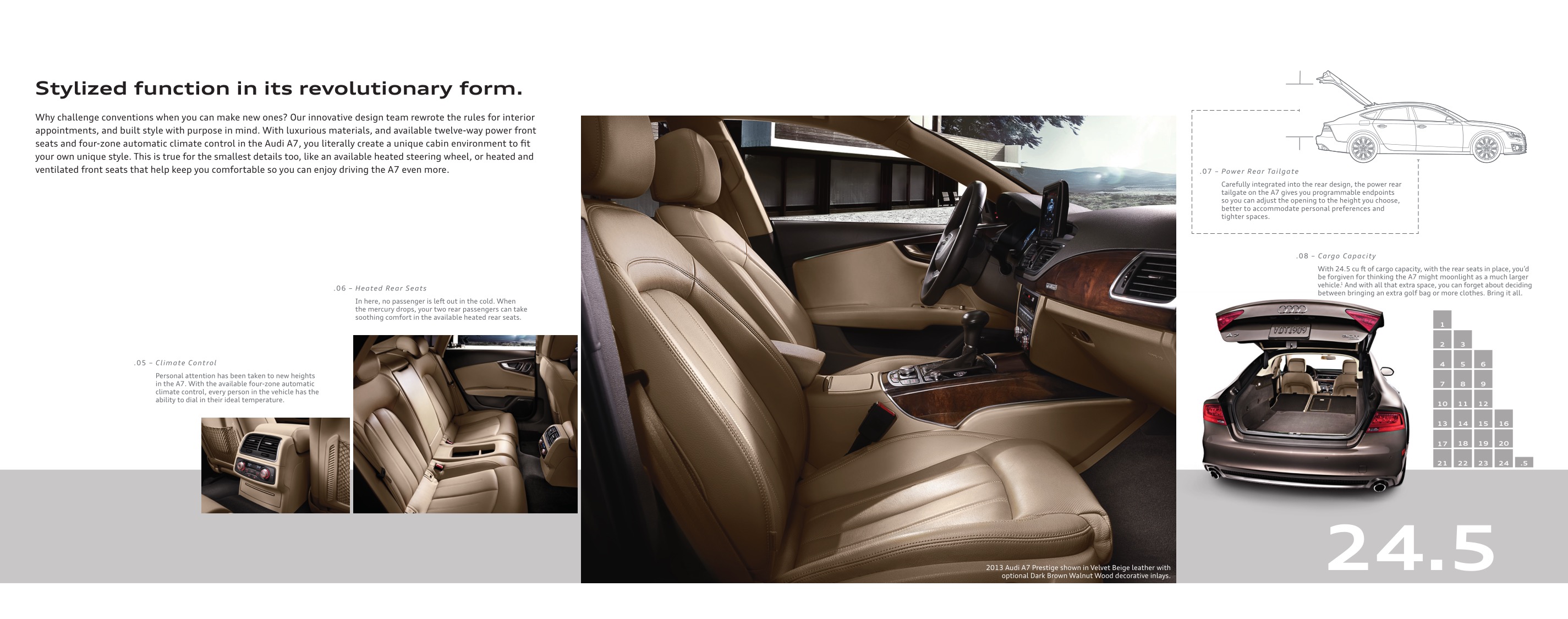 2013 Audi A7 Brochure Page 22